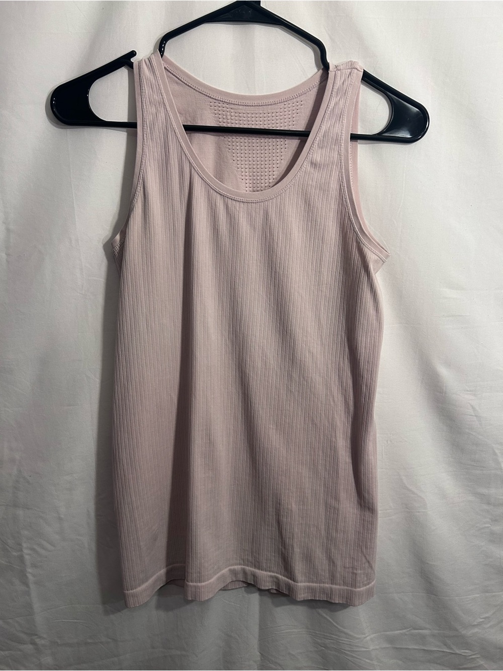Athleta Blush Pink Ribbed Tank Top - Scoop Neck Sleeveless